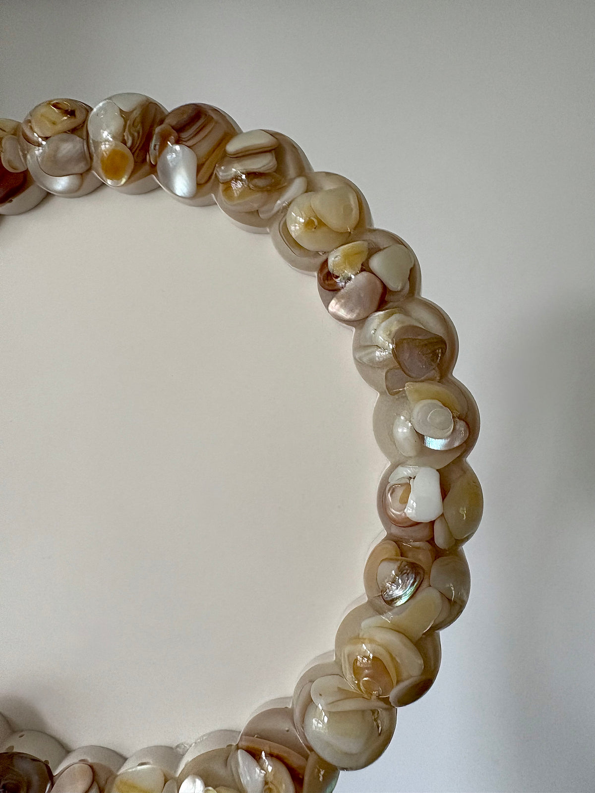 *COMING SOON* The Mother of Pearl round bubble tray