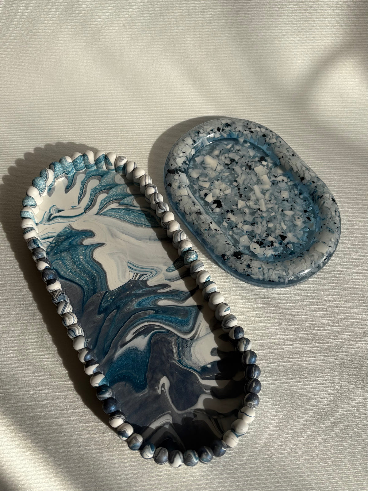 Marble tray set