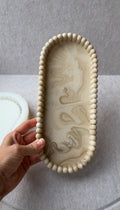 PRE ORDER - Brown Marbled tray- SEPTEMBER DELIVERY