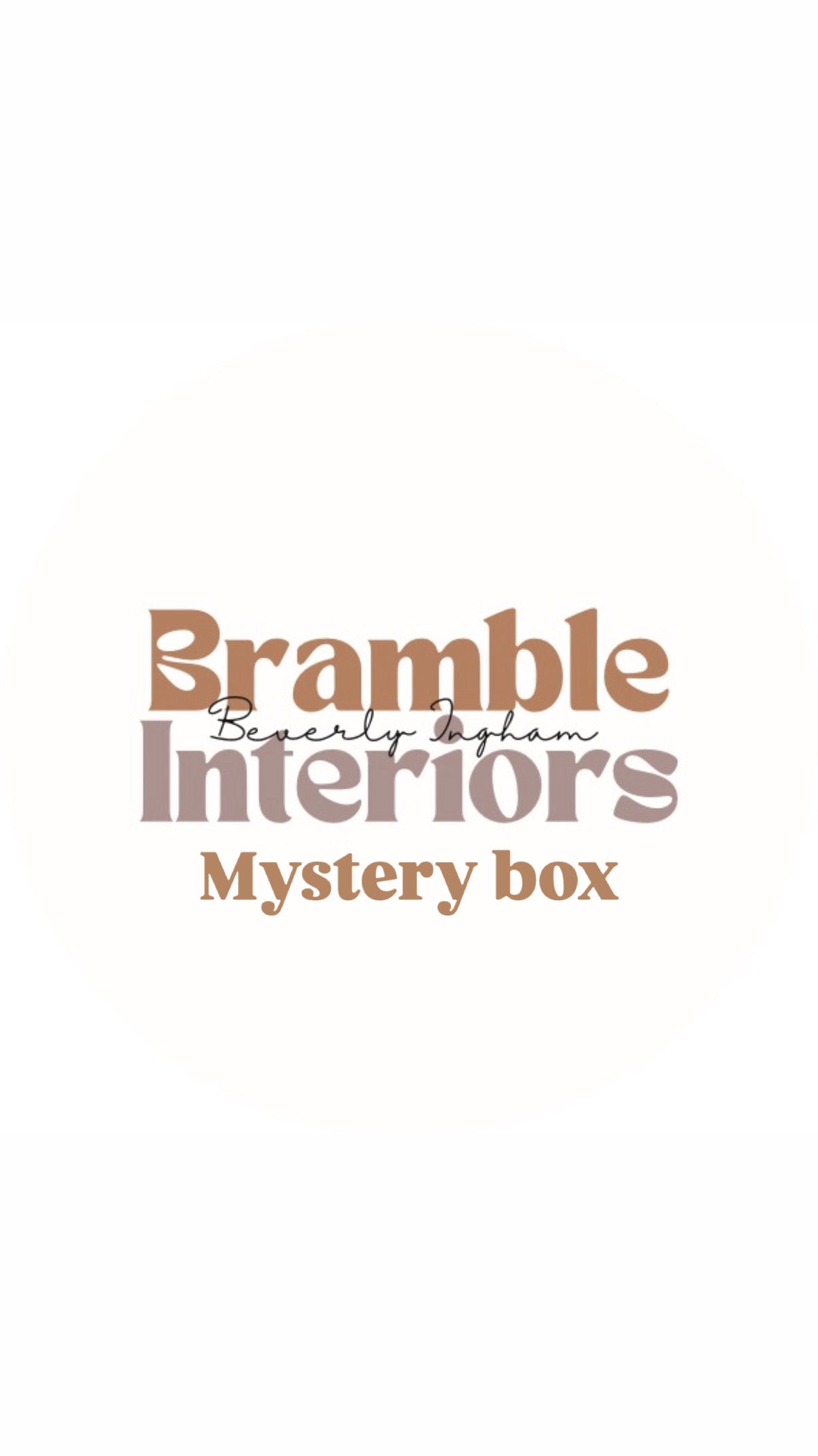 Mystery box - Large box includes candle